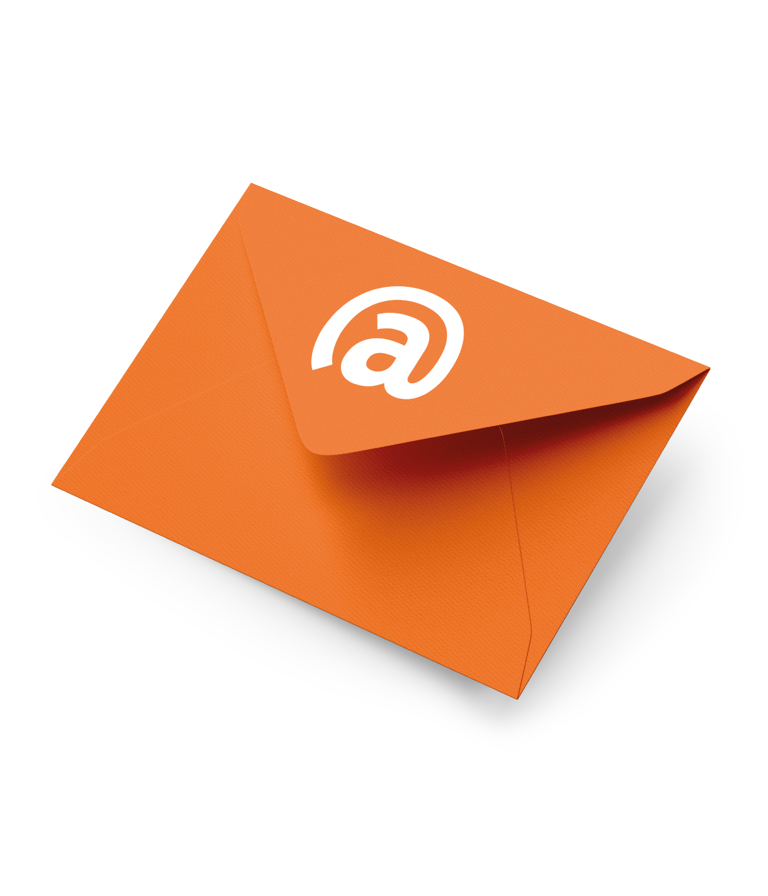Orange envelope