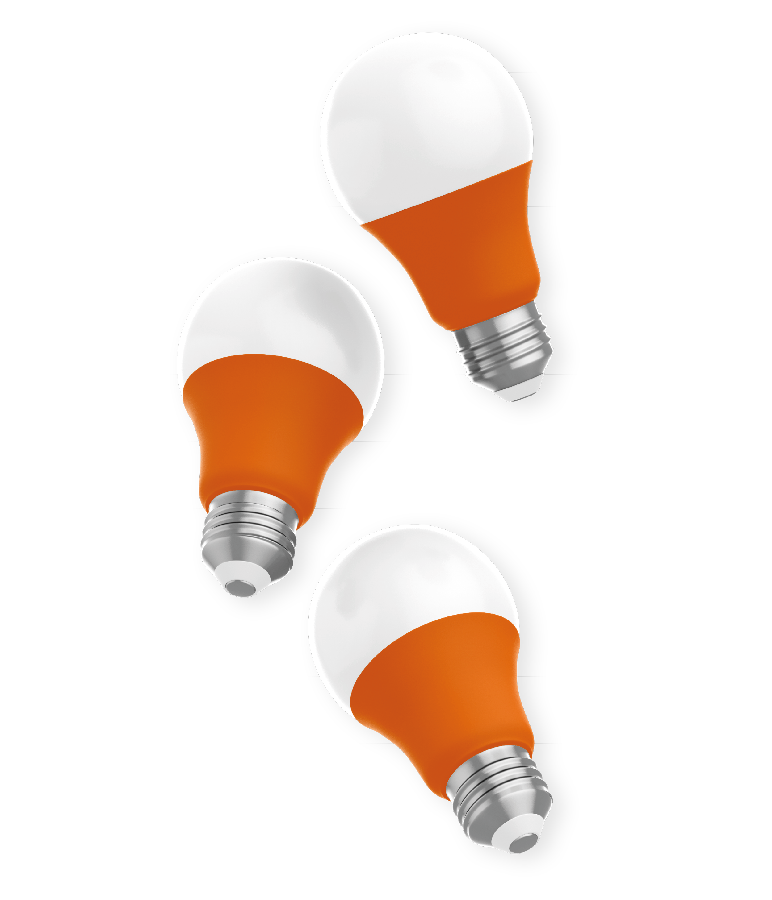 Orange lightbulbs